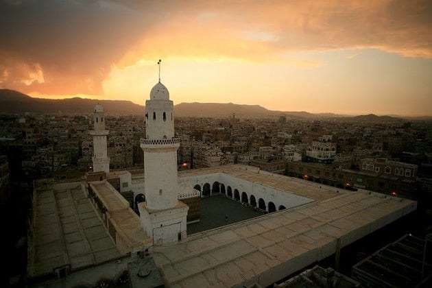 معماری مسجد جامع الکبیر صنعا در یمن